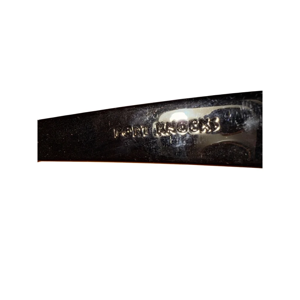 Knockaround Fort Knocks‎ Sunglasses Black Tortoise Amber Lens Wayfarer Style